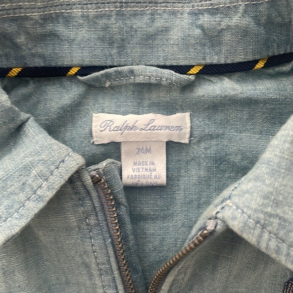 Adorable unisex polo jacket. Worn once - Picture 3 of 6